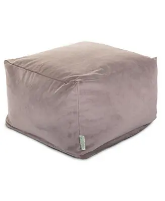 Clearance Polyester Ottoman Square Pouf 27" x 17"
