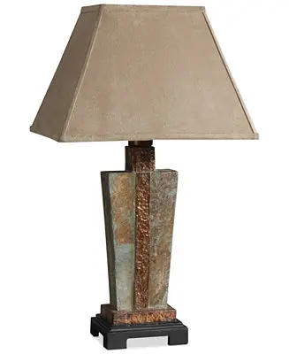 Professional Grade Slate Accent Table Lamp