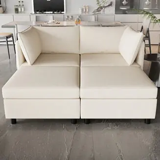 Clearance Streamdale Mid-Century Modern Chaise Longue w/ Storage