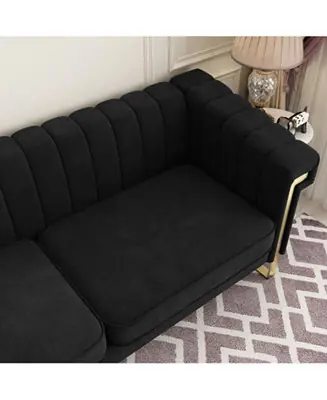 plush velvet upholstery Sofa Instant Buy