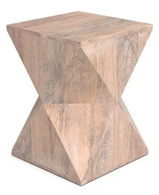 Free Shipping 19" Mango Wood Sutton Side Table