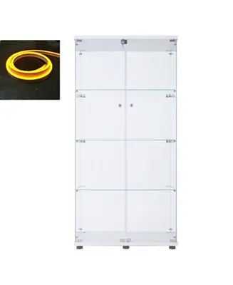 Streamdale LED Strip Light Glass Display Cabinet Free Delivery