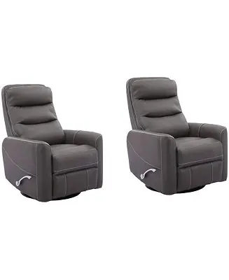 Hercules - Haze Swivel Glider Recliner Two Pack High Quality