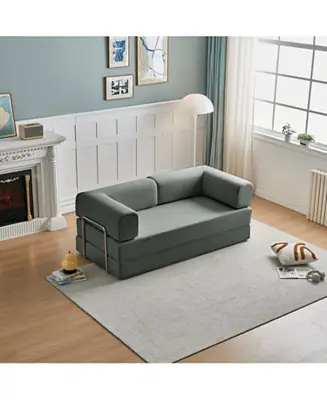 Best Seller Modern Corduroy Sofa Bed - 3 Seater, Versatile Layouts