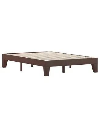 Grab Now Eduardo Platform Bed Frame, Solid Wood Platform Bed Frame With Slatted Support, No Box Spring Needed